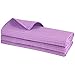 Lot de 3 torchons de cuisine en 100 % coton gaufré - Violet