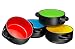 Porcelain Soup Bowls With Handles - Oven Safe Bowls For French Onion Soup, Black Oven Soup Bowls, Set Of 4