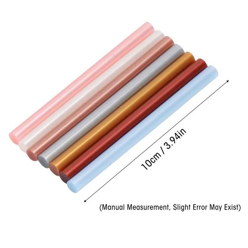 7x100mm 42Pcs Mini Glue Sticks Nontoxic Eco Friendly Strong Adhesion Widely Used Glue Gun Sticks for Appliance Craft