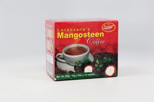 Café Saludable Mangostán (Original) por Lorenzana 0.74 oz x 12 sobres por Lorenzana's