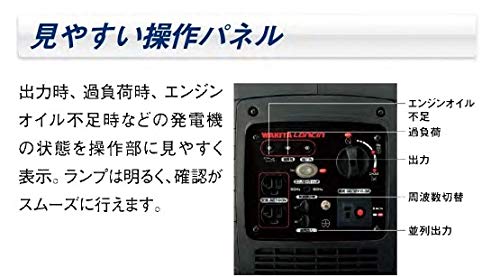 ワキタ MEIHO インバーター発電機 HPG1600i2 の商品画像 7
