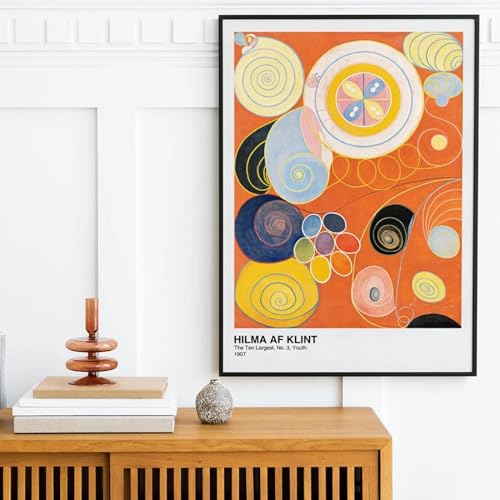 Affiches d'exposition Hilma af Klint grand format pour habiller un mur vide