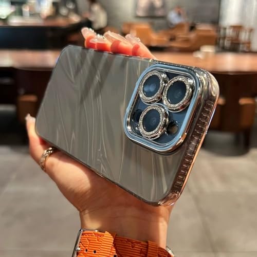 Coque iPhone 12 luxe électrolytique noire avec protection antichoc chic