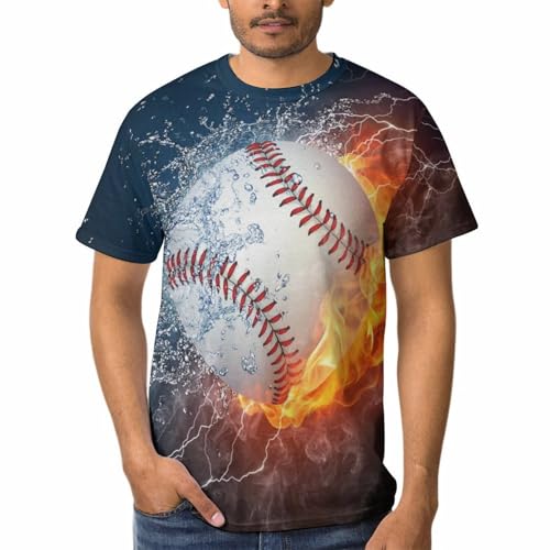 T-shirt baseball homme de qualité supérieure finition col rond élégante