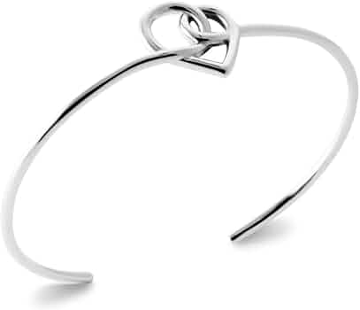 Tata Gisèle Bracciale in argento 925/000 rodiato, con doppio