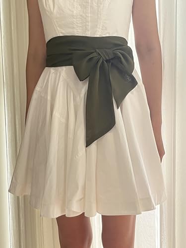 Chiffon Sash Belt Dress Sash Bridal Wedding Bow Belt 4" Wide3