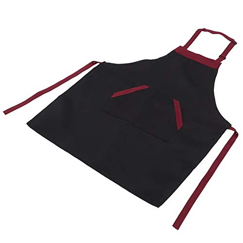 Tablier, tablier de cuisine résistant à l'usure de haute qualité durable, cuisine pour hommes cuisine femmes(32 * 23 * 2cm-black) Cover