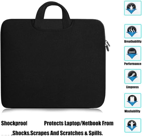 Funda protectora suave para portátil con absorción de impactos y maletín 7