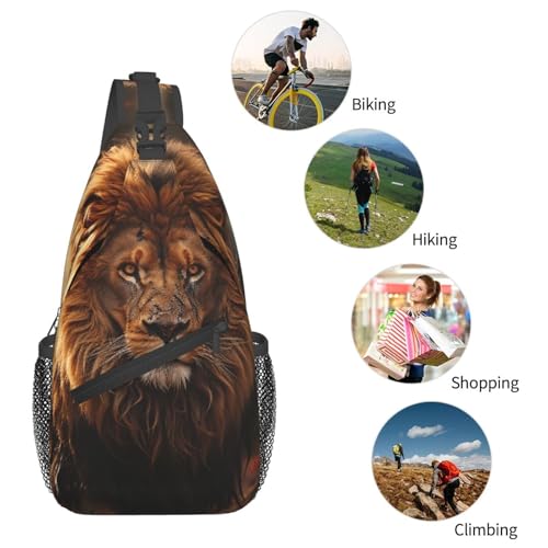 Pequeña mochila bandolera para senderismo unisex miniatura 6