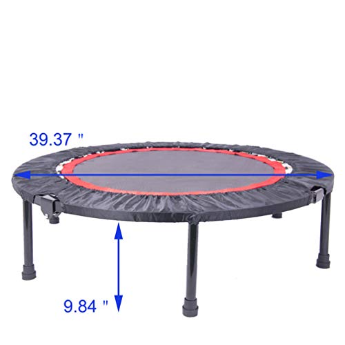 SOIMISS Mini trampolim dobrável 40 trampolins para atividades internas e externas para crianças e ad