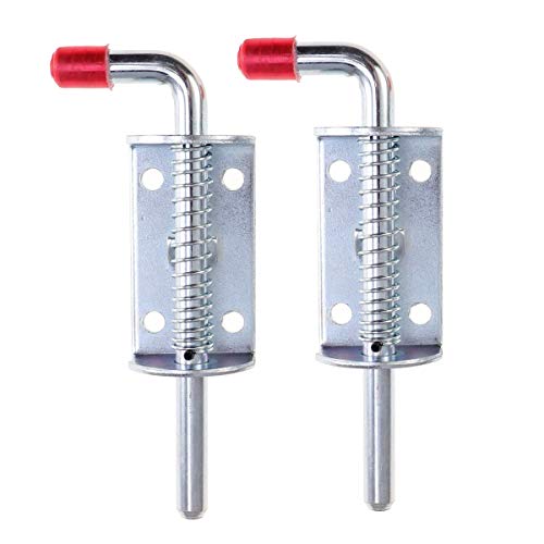 2 Pcs Professional Tailgate Latch Fastener Lock Spring Pin Latch Lock Galvanized iron Lock for Utility Trailer Gate Car Accessorie - Image 5