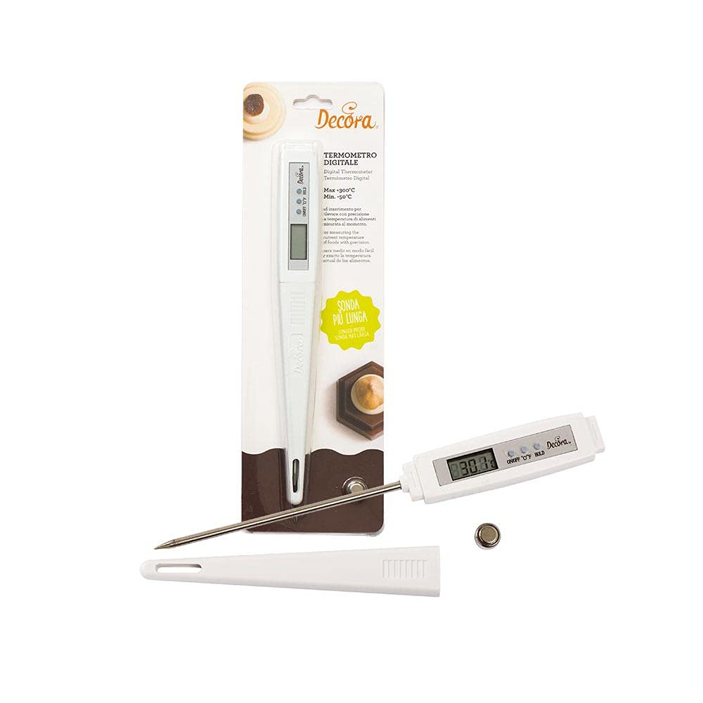 DECORA 0152000 Digital Probe Thermometer -50+300° Probe Length 12 Cm