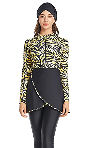 Maillot de bain musulman à manches longues T7 coupe ample XX-Large