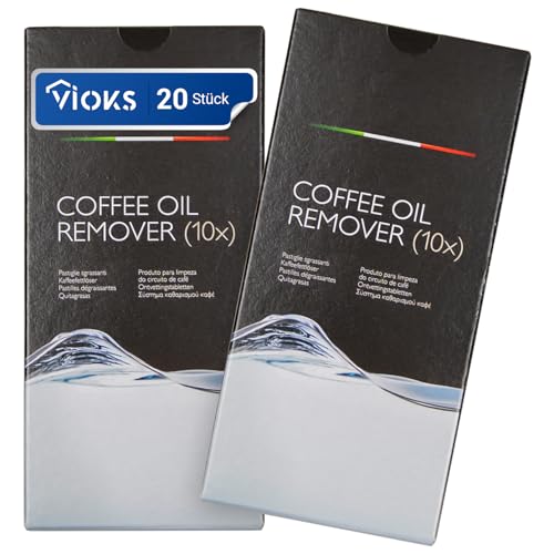 VIOKS Juego de 20 pastillas de limpieza de repuesto para PН L≫PS Saeco 996530073683 CA6704/99 para cafeteras - Pastillas limpiadoras desengrasantes para cafeteras automáticas Set 2 x 10 pastillas