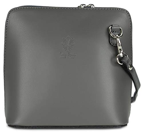 Vera Pelle Women's Cross-Body Bag grey grey - 1