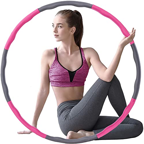 Hula Hoop pour Perte de Poids et Massage, Yohencin 8 Sections détachables Cover