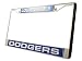MLB Los Angeles Dodgers Laser-Cut Chrome Auto License Plate Frame