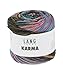 Produktbild Lang Yarns - Karma 0003 blau beere dunkelgrün 100 g
