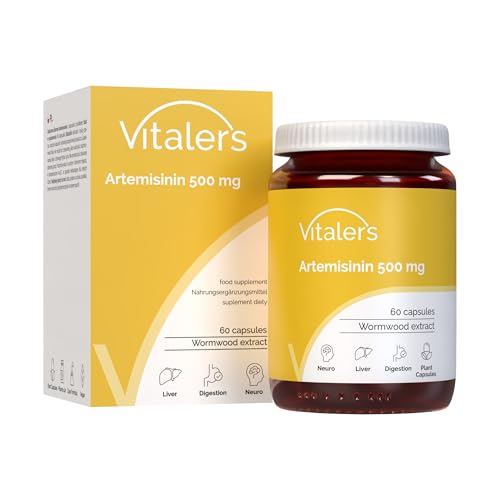 Vitalers Artemisinin 500 mg 60 Kapseln 2 Monate Versorgung Vegan Ohne Konservierungsstoffe Reine Zusammensetzung