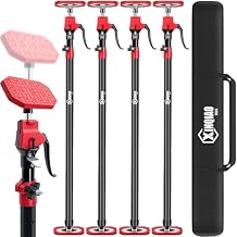 XINQIAO Cabinet Jacks for Installing Cabinets, Heavy Duty Third Hand Tools Adjustable Support Pole from 49.2 in to 114.2 in, 4 PCS