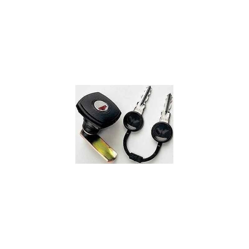 Serrure noire de portillon ou coffre pour caravane et camping-car
