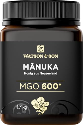 Watson & Son Manuka Honig MGO 600+ 1kg | Premium Qualität aus Neuseeland