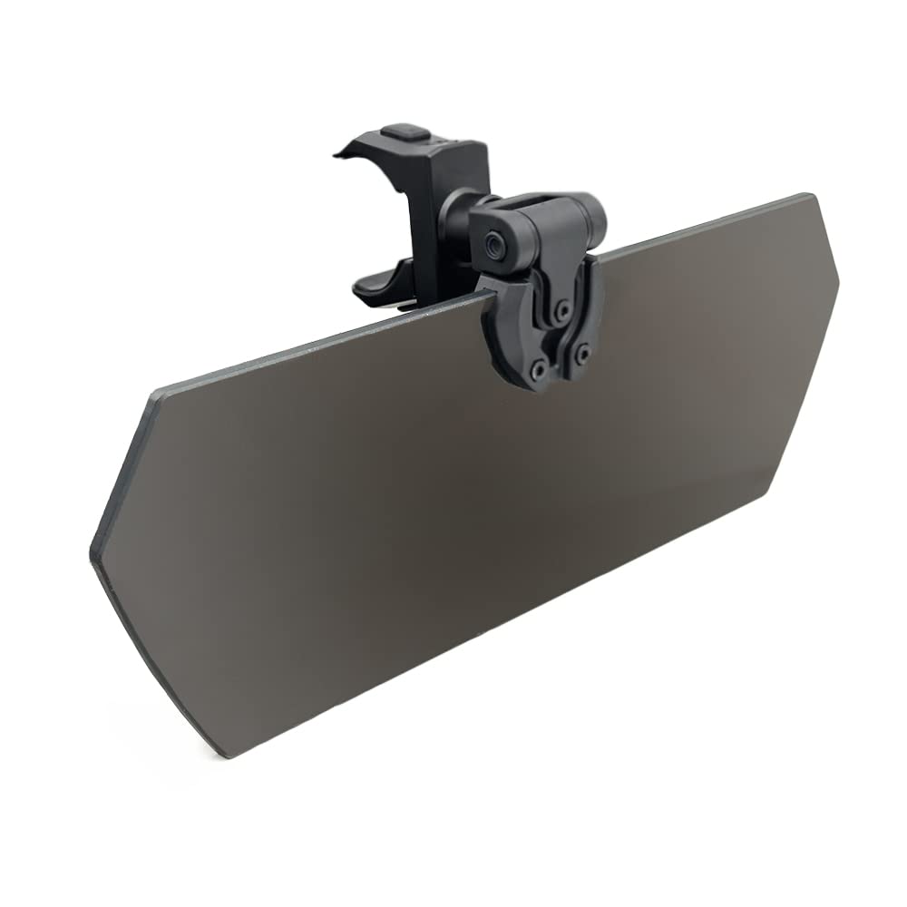 PACEWALKER Pare-soleil pour SSV/UTV – Compatible avec arceaux de sécurité de 3,8 à 5,1 cm, protège des UV avec pare-brise, compatible Polaris Ranger, RZR, Can-Am Maverick X3 et Kawasaki