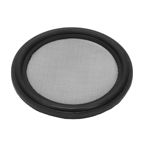 Image of DERNORD 2 Pack 1.5 inch Sanitary Tri-Clamp Gasket Buna-N (NBR) w /Stainless Bonded Type Screen 625 Mesh