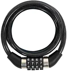 Tranca Cadeado Corrente com Senha para Bike, Moto e Portão – Alta Segurança, Resistente à Corrosão, Proteção para Veículos, para Ciclismo, Motocicletas e Portões Externos, Segurança MTB Ciclismo Speed