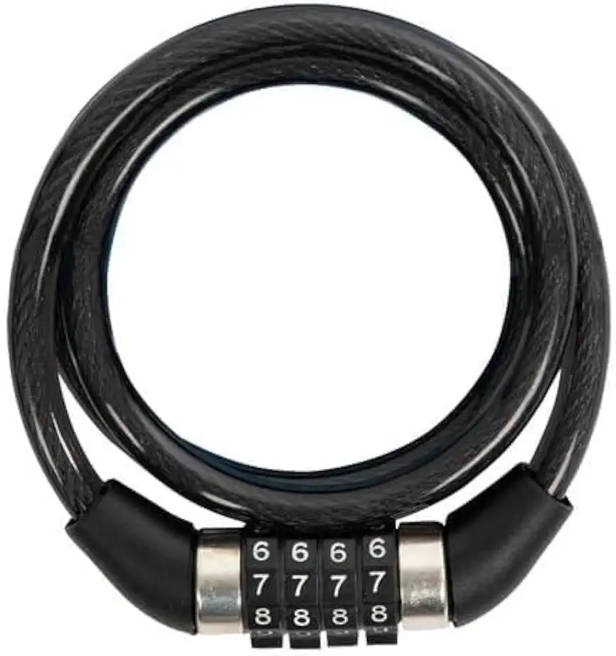 Tranca Cadeado Corrente com Senha para Bike, Moto e Portão – Alta Segurança, Resistente à Corrosão, Proteção para Veículos, para Ciclismo, Motocicletas e Portões Externos, Segurança MTB Ciclismo Speed