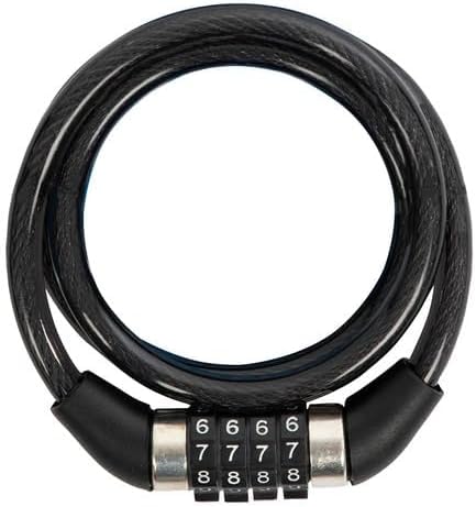 Tranca Cadeado Corrente com Senha para Bike, Moto e Portão – Alta Segurança, Resistente à Corrosão, Proteção para Veículos, para Ciclismo, Motocicletas e Portões Externos, Segurança MTB Ciclismo Speed