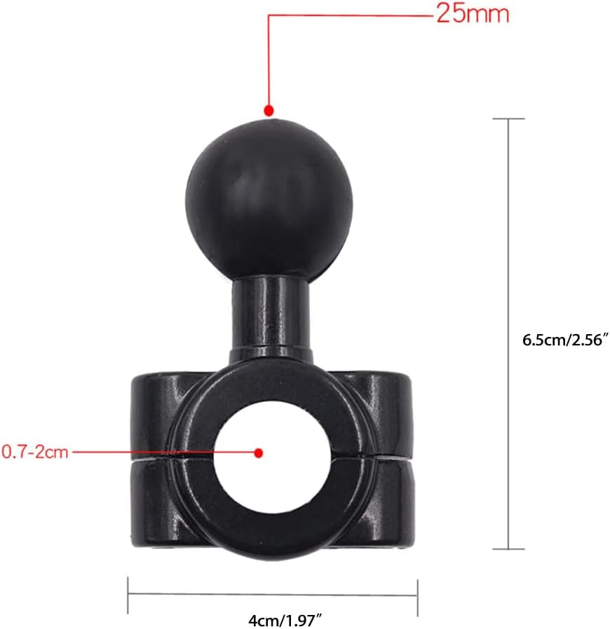 Adjustable Metal Monopod Stable Hidden Selfie Stick for Motorcycle Bicycle