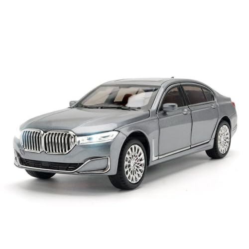 Image of PLUSPOINT Diecast 7Series 760 THE7 Toy Car 1:24 Scale Model,Pull Back Vehicles Alloy Simulation Supercar with Lights and Sound Also for Car Dashboard,Kids,Adult