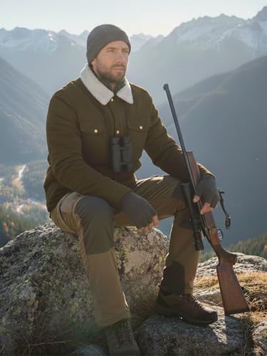Image of URBAN BUCK Concealed Carry Jacket Men Insulated Heavy-Duty Tactical Sherpa Stealth Jacket with Pockets