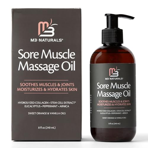 M3 Naturals Arnica Sore Muscle Massage Oil For Massage Therapy thumb #2