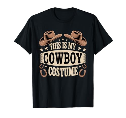 This is My Cowboy Cowgirl Costume Western Country Rodéo T-Shirt