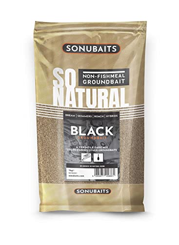 Sonubaits So Natural Black Groundbait pour éviter de faire fuir les poissons difficiles