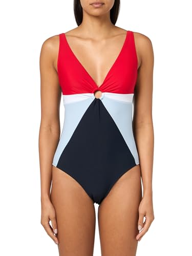 Tommy Hilfiger Women's Swim One Piece,Colorblock,XX-Large