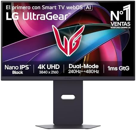 LG 27G850A-B - Monitor Gaming Ultragear 27", Panel Nano IPS, (384...