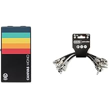 Walrus Audio Canvas Direct Box and Line Isolator, Multi 900-1064 Bundle with MXR Patch Cables 3 Pack 3PDCP06