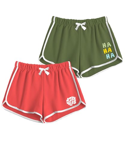 Image of SHODOX 100% Cotton Women Casual Shorts - Printed Short for Gym, Yoga, Cycling, Dance, Summer - Regular Fit (Pack of 2)