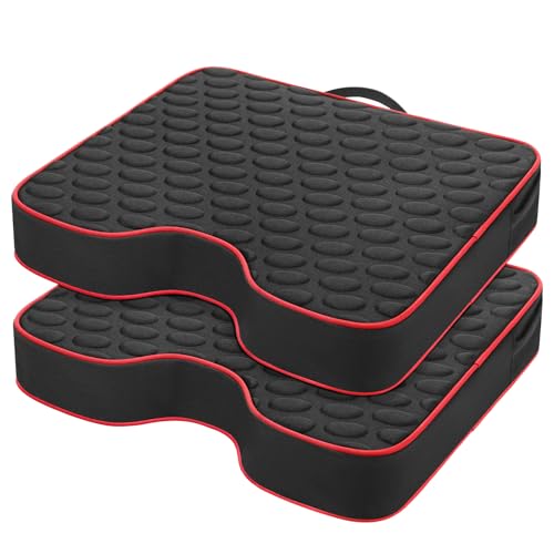 JDITVYHANO Stadium Seat Cushions 2 Pack - Portable Bleacher Cushions with 2.5-Inch Extra Thick...