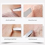 Eyebrow Hair Removal Tweezers, Slant Tweezer Handmade Professional Eyebrow Facial & Hair Remover No Gaps Stainless Steel - Image 3