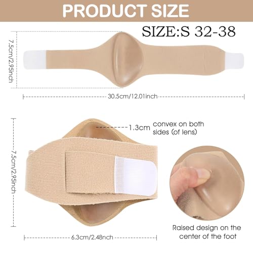 Cybersnc 1 Pair Flat Foot Arch Support for Men & Women, Medial Arch - Image 3