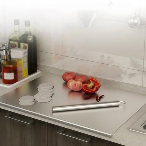 Planche à découper en acier inoxydable de qualité alimentaire durable - 4