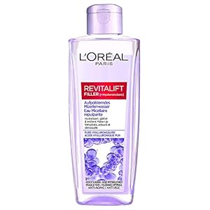 L’Oréal Paris Aufpolsterndes Hyaluron Mizellenwasser, Anti Aging Gesichtsreinigung, Reinigung mit purer Hyaluronsäure…