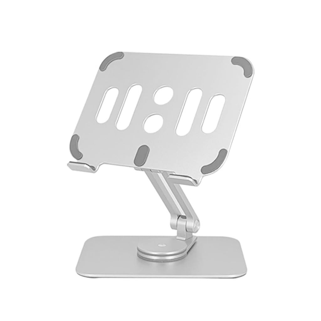 Support de plaque rotative aluminium pliable bureau support réglable 3 axes - 6
