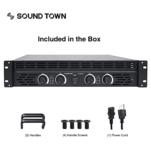 Sound Town 4-Channel 4 X 750W At 4-Ohm, 6000W Peak Output Professional Power Amplifier (Nix-6000X4) #TOP4