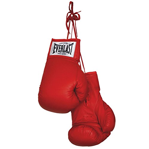 Everlast Mens Autograph Boxing Gloves Red One Size