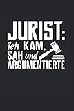 Jurist: Ich Kam, Sah Und Argumentierte: Din A5 Dotted Punkteraster Heft Für Anwalt Rechtsanwalt | Notizbuch Tagebuch Planer Juristik Jurastudium ... Geschenk Jura Rechtswissenschaftler Notebook